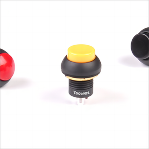 12mm 푸시 버튼 스위치 버튼 색상 사용자 정의 3A 5A 래칭 순간 IP67 방수 푸시 버튼 스위치 - Product Image 4
