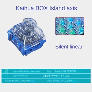Kailh hộp sâu biển im lặng islet Thiết bị chuyển mạch cho bàn phím cơ khí 3-pin 45gf chống thấm nước chống bụi cuộc sống lâu dài thiết bị chuyển mạch - Product Image 4