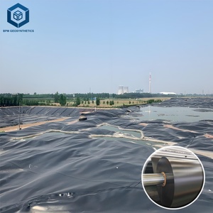 Géomembrane HDPE lisse pour piscines agricoles en Indonésie, noire, pour l'élevage de poissons - Product Image 4