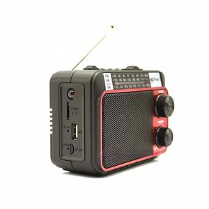 Nuevo mini altavoz de radio portátil, altavoz inalámbrico de banda completa, carga solar e iluminación - Product Image 2