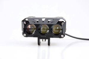 Accesorios para sistema de iluminación de motocicleta, luz de faro Led, haz Alto y Bajo, doble color, <span class=keywords><strong>Mini</strong></span> bombilla led de 4 ojos - Product Image 4