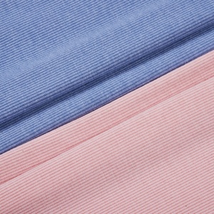 TR Vải Dệt Kim Sườn 70 Polyester 25 Rayon 5 Spandex Gân Hình Ống Không Đường May Cho Áo Len Vải Áo Lót Không Đường May - Product Image 5