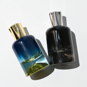 Botella de Perfume de Vidrio con Forma de Volcán, 50 ml, con Color Degradado y Tapa Metálica con Pulverizador, Logotipo Personalizado, Venta al Por Mayor - Product Image 4