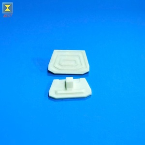 Rechteckige Aluminiumoxid-Keramik platten Kunden spezifische wärme leitende und isolierende Keramik platten Weiß Verschleiß festes Aluminium oxid - Product Image 3