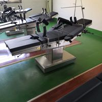 Lit d'hôpital complet HERTA en acier inoxydable, table d'opération électrique certifiée CE ISO, table de chirurgie de classe II