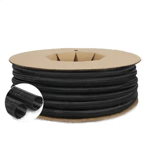 Wholesale price self closing PET braided sleeves cable shield wrap for table management