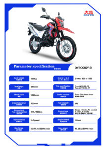 <span class=keywords><strong>Moto</strong></span> tout-terrain DaYun DY200GY-<span class=keywords><strong>3</strong></span> 200cc avec amortisseurs inversés, pneus à forte adhérence, feux LED pour importateur, distributeur, <span class=keywords><strong>concessionnaire</strong></span> - Product Image 5