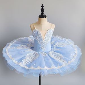 Váy tutu múa ba lê chuyên nghiệp cho trẻ em, trang phục múa ba lê Eskirada, quần áo múa bụng cho bé gái, trang phục biểu diễn sân khấu có vòng - Product Image 3