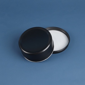 Fabricante de Guangzhou produce latas redondas de aluminio de 50 ml y 60 ml en negro mate, latas de aluminio para té negro, latas metálicas. - Product Image 1