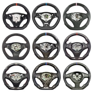 Volant chauffant en cuir pleine fleur avec vibration pour BMW Série E (E90, E60, E46, E92, M3, E87, E39, X5, E70, X6, E71, E82, E93, E36, E91, 3) - Product Image 1