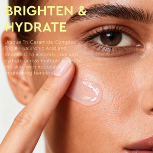 Gel léger crème contour des yeux <span class=keywords><strong>cernes</strong></span> poches rides enrichi acide hyaluronique et vitamine C barrière réparation soins de la peau MRUIS - Product Image 5