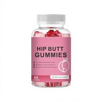 Gummies BBL pour le soutien des courbes féminines à marque privée, complexe de racine de Yam sauvage et de Maca pour le bien-être corporel féminin