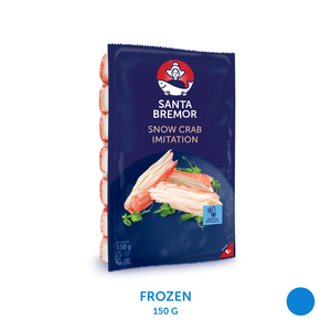 Bâtonnets d'imitation de crabe des neiges Santa Bremor 150 g, produit surimi, vente en gros du fabricant - Product Image 1
