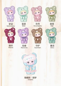 400% Blind Box Hot Nommi Goodnight Bear Series Nommi Vinyl Doll Room Decoration Collection Doll Mystery Box Toy Xmas Gift Toys - Product Image 4