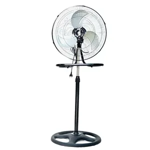 18 Inch Ventilador 3 Blades Powerful Industrial Pedestal Multi Function Electric Stand 3 In 1 Fan