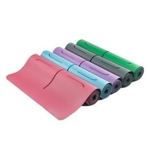 Miska LEECORK - Tapete de Yoga Ecológico de Caucho Natural de 5 mm, Antideslizante, para Ejercicios de Pilates, 183 cm, con Correa de Transporte - Product Image 6