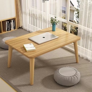 Маленький деревянный журнальный столик для эркера - Product Image 1