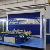 Porte de protection à ouverture rapide BW500 pour postes de travail robotisés, équipements CNC et environnements de production industrielle