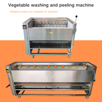 Automatische hoogproductieve aardappel schilmachine industriële commerciële wasmachine schiller voor groenten wortel