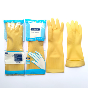 Bonne prise en main Long gant en latex imperméable Handjob ménage gants en caoutchouc pour la pêche propre travail quotidien - Product Image 2