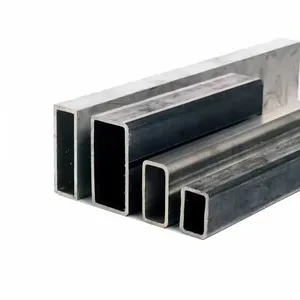 Tube en acier à section creuse en acier de forme carrée RHS profil rectangulaire en acier au carbone noir tuyau carré galvanisé