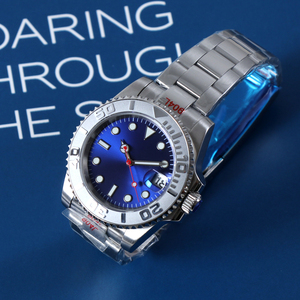 Cadran de montre personnalisable (nom/logo) avec mouvement mécanique automatique NH35, verre saphir, étanche 100 mètres, montre de luxe sans logo - Product Image 3