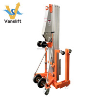 Ascenseur manuel léger de cargaison de poteau en aluminium 200 250 300 350 kg équipement pliable d'ascenseur de climatiseur de treuil de main
