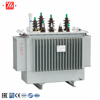 Transformateur de puissance industriel 33 kV 315 kVA immergé dans l'huile, bobinage en cuivre pour poste de transmission