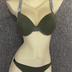 Sexy thong Rhinestone đồ lót của phụ nữ push-up mỏng có thể điều chỉnh áo ngực cộng với kích thước áo ngực - Product Image 5