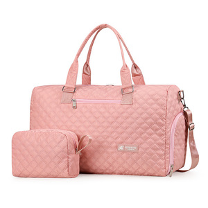 Sac de voyage grande capacité pour femme, personnalisable, multi-poches, pliable, avec fermeture éclair, design ergonomique - Product Image 4