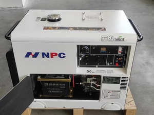 एनपीसी डीजल जनरेटर इलेक्ट्रो 6kva 8kva 10kva वैकल्पिक गतिशील जनरेटर 220v 50hz मालटा मूक डीजल जनरेटर - Product Image 5