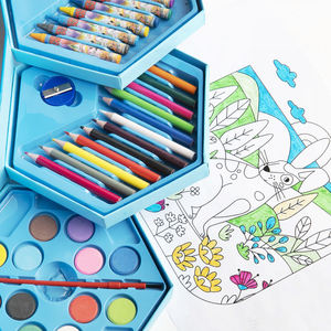 2025 desain baru disesuaikan anak-anak Seni Lukisan Set Anak lukisan seni kotak hadiah untuk anak-anak menggambar - Product Image 4