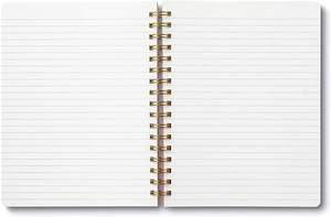 2024 tùy chỉnh đầy thú vị đầy cảm hứng Bìa vàng lá dập xoắn ốc A5 PVC/PP Đại Học Cai Trị Nhật Ký Tạp Chí máy tính xách tay - Product Image 2