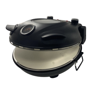 Design créatif <span class=keywords><strong>Pierre</strong></span> de cuisson en céramique de 12 pouces Mini machine à pizza rotative portable <span class=keywords><strong>pour</strong></span> four à pizza domestique - Product Image 1