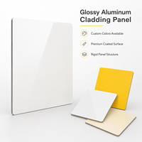 Panneaux composites en aluminium (ACP) pour façades extérieures, revêtement mural extérieur, panneaux de signalisation, finition brillante, 3 mm, 4 mm, PVDF ACM