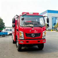 Kendaraan Pemadam Kebakaran Dongfeng Diesel 3 Ton Penggerak Empat Roda 4X4 Kombinasi Air dan Busa untuk Penyelamatan Kebakaran 3001-5000L