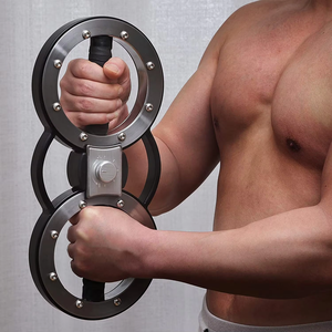 Produit phare : Nouveau design d'entraîneur de force pour poignets et bras en acier au carbone haut de gamme, 8LB/10LB/12LB, pour fitness et salle de sport - Product Image 1