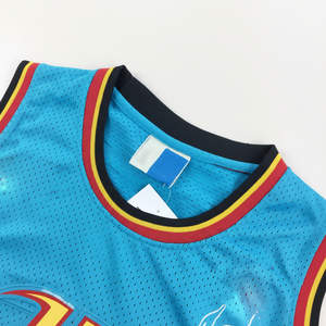 Nom et numéro de l'équipe personnalisés de qualité supérieure Maillots de travail en sergé pour vêtements de sport - Product Image 1