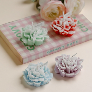 Bougie de pivoine au design unique Bougies parfumées d'aromathérapie Bougie de parfum romantique et mignonne Cadeaux - Product Image 4