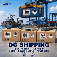 Batterie externe à cellules au lithium pur Classe 9 Marchandises dangereuses Fret maritime DDP Royaume-Uni Europe FDS (FDS) Spécialiste DG à l'étranger
