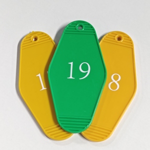 Design Custom logo Motel <b>Key</b> <b>Ring</b> Vintage Plastic Retro Vintage Motel <b>Key</b> Chain Custom Room Motel HOTEL KEYCHAIN - Product Image 4