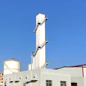 Equipo de generación de Gas criogénico, KDON-300/300 planta de oxígeno y nitrógeno con tanque de almacenamiento de gas líquido