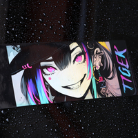 Autocollants de voiture personnalisés JDM imperméables Kunshan Krell, design holographique, impression personnalisée, vernis UV, matériau PET pour voitures - Hentai