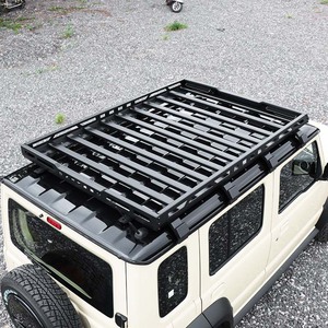 2023-2025 Nouveaux accessoires de modification de toit de voiture à cinq portes Jimny avec <span class=keywords><strong>porte</strong></span>-bagages de toit étendu - Product Image 1