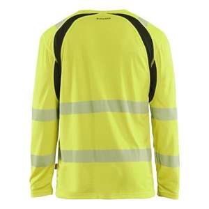 BLAKLADER - 359910133399XS Hi-Vis Camiseta de manga larga con protección UV Hi-vis Amarillo/Negro-EAN 7330509932599 ROPA DE TRABAJO DE LA HI-VIS - Product Image 2