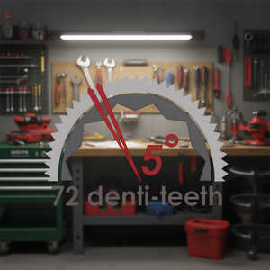 Clé à cliquet Fervi 72 dents, conception d'engrenage de précision à 5 degrés - Product Image 2