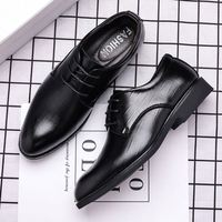 Nouvelles Chaussures Habillées en Cuir pour Hommes YI - Bout Pointu, Respirantes, Idéales pour Mariages et Tenues Décontractées Professionnelles - Tendance 2026