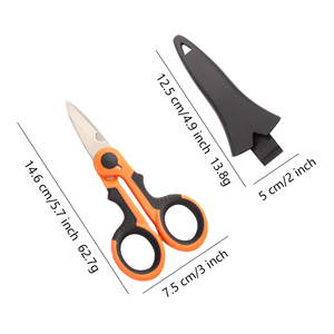 Đa chức năng công nghiệp & DIY thợ điện kéo dây thép không gỉ Cáp Cutter kéo cá A + lớp biểu tượng tùy chỉnh - Product Image 6