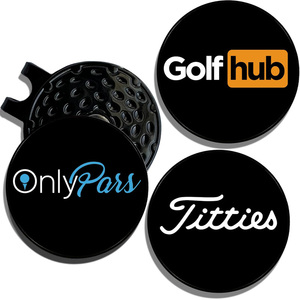 Marcadores de Pelotas de Golf Magnéticos, Personalizados, de Zinc Chapado en Oro, con Esmalte Suave, Diseño Antiguo Tradicional, Impresión UV, Venta al Por Mayor del Fabricante - Product Image 1