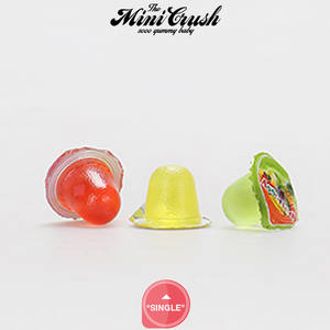 Minicrush – pot rond mélangé, mini fruit, gelée, voiture, bonbons, pudding, 100 pièces - Product Image 6